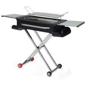 Stainless Steel protable Outdoor Barbecue Grill Large - 27''x16''x7''