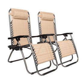 Free shipping 2pcs Plum Blossom Lock Portable Folding Chairs with Saucer  YJ - Khaki