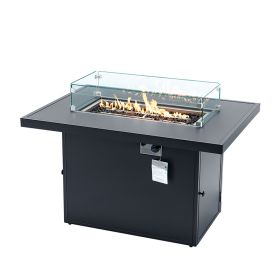 Hot selling outdoor furniture fire pit table - Aluminum