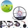 3-Layer Practice Net Portable Golf Chipping Net for Outdoor Indoor Backyard Sports Training Equipment Easy to Carry and Foldable - black