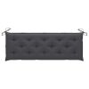 Backyard Patio Fabric Cushion for Swing Chair And Length Chairs - Anthracite - 59.1"