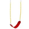 Heavy Duty Swing Seat Set Accessories Replacement Swings Slides Gyms Outdoor Red - red