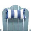 TALE Adirondack Chair Backyard Furniture Painted Seat Pillow Blue - default