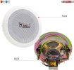 Outdoor Speaker Wired Waterproof Ceiling System Wall Mounted Indoor Outside Patio Backyard Surround Sound Home Exterior 5 Core CL 0502 - 5"