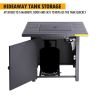 50,000 BTU Square 28 Inch/30inch  Outdoor Gas Fire Pit TableGas Firepits with Lava Rocks & Water-Proof Cover XH - 28 inch