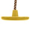 Climbing Rope Swing with Disc Swing Seat Set Rope Ladder for Kids Outdoor Tree Backyard Playground Swing - yellow