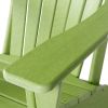 Patio Chairs Weather Resistant Outdoor Chairs for Lawn, Deck, Backyard, Garden, Fire Pit, Plastic Outdoor - Green