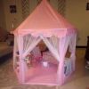Outdoor indoor portable Folding Princess Castle Tent Children's Tent (colored star lamp) - as picture