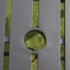Square Aluminum Outdoor Dining Table for Lawn Backyard Garden - Dark Brown