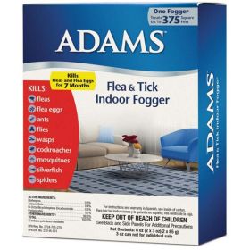 Adams Flea & Tick Indoor Fogger 2 Pack 3 Ounce Cans