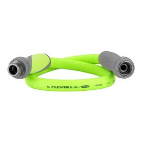 Flexzilla SwivelGrip Garden Lead-in Hose 5/8" x 3' 3/4" - 11 1/2 GHT Fittings ZillaGreen